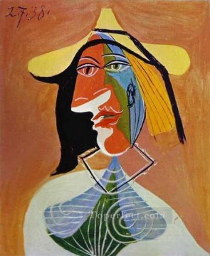 Artworks by 350 Famous Artists Painting - Portrait Woman 3 1938 cubism Pablo Picasso